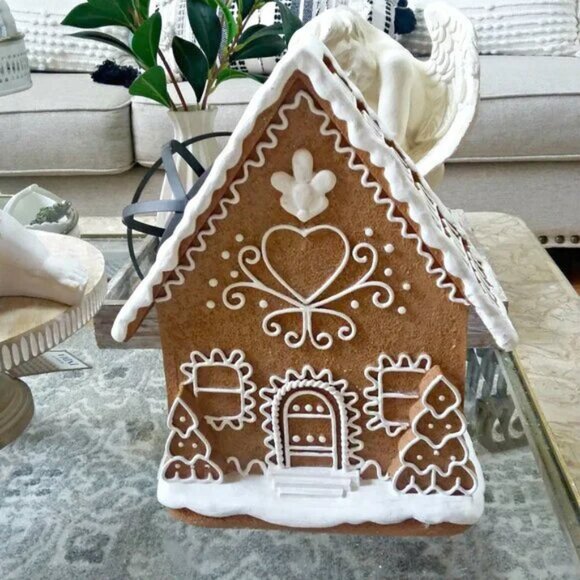 NEW! VINTAGE Inspired GINGERBREAD HOUSE DECOR - Picture 1 of 6